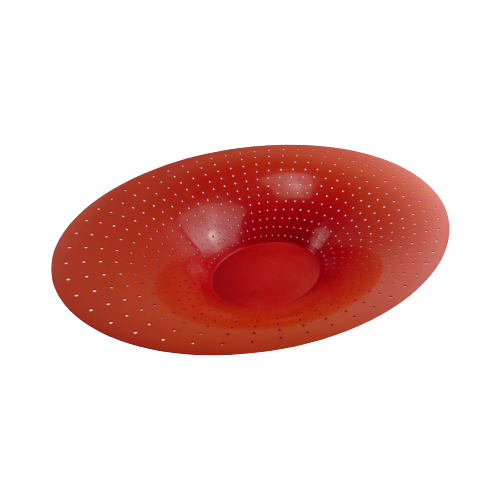Alessi - Francesca Amfitheatrof - Red Perforated Fruit Bowl - 2000