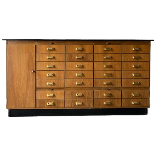 Vintage Mid-century Apotheekkast,apothekerskast,ladenkast 1