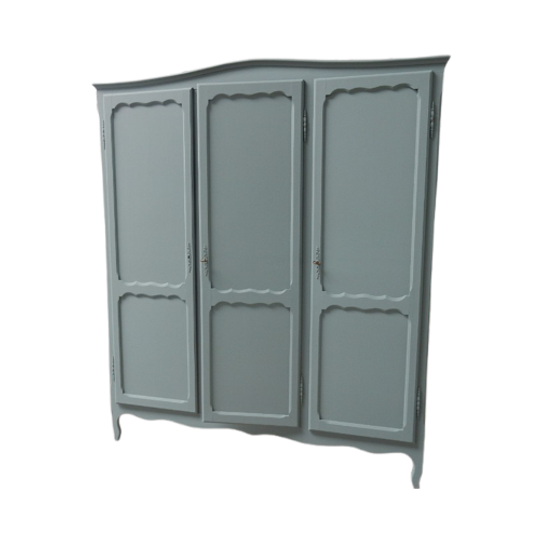 Vintage Queen Anne Kledingkast 1