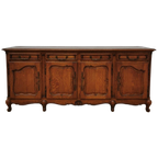 Groot Vintage Landelijk Dressoir Wandkast Buffetkast Ladekast thumbnail 1