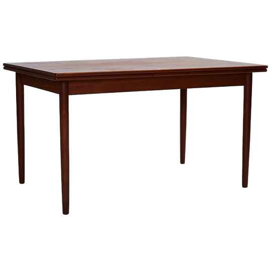 Teak Dining Table With Dutch Pulls, Denmark 1970’s 1