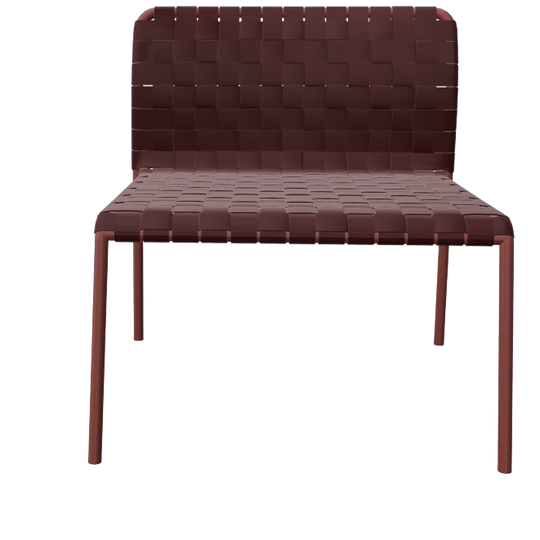 Andreu World Costa Stoel Aluminium Poedercoating Rood 1