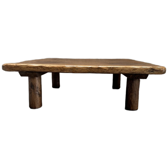 Xxl Vintage Massief Houten Wabi-sabi Salontafel 1