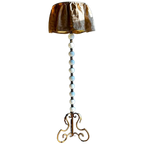Summer Sale Jaren 20 Art Nouveau Glazen Bollen Vloerlamp thumbnail 1
