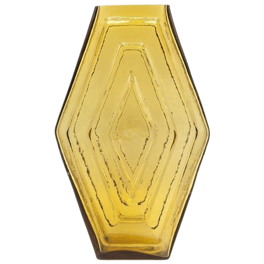 Brut Homeware, Vaas Infinite Hexagon, Amber 1