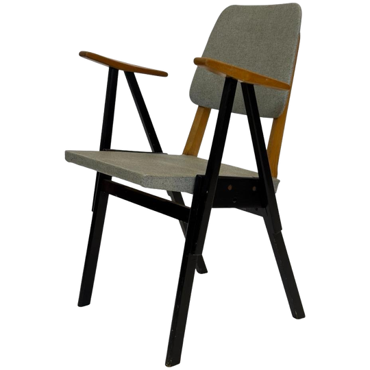 Vintage Zwager Ermeloo, Palais De Tokyo Stoel 50's Design 1