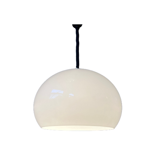 Vintage Witte Guzzini Jolly Hanglamp / Space Age Lamp / Mid Century Moderne Verlichting 1