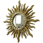 Italiaanse Sunburst Spiegel Venezia Zonnespiegel Goud 42Cm thumbnail 1