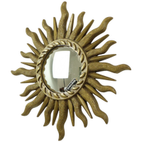 Italiaanse Sunburst Spiegel Venezia Zonnespiegel Goud 42Cm