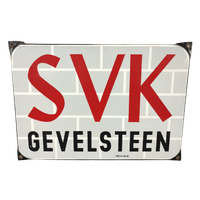 Emaille Bord Svk Gevelsteen 1961