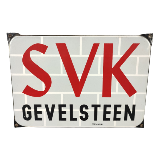 Emaille Bord Svk Gevelsteen 1961 1