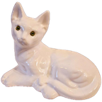 Vintage Beeldje Poes Jaren 70 Beeld thumbnail 1