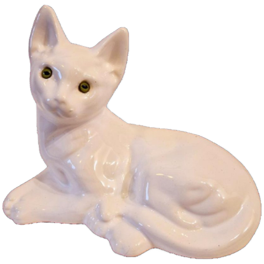 Vintage Beeldje Poes Jaren 70 Beeld 1