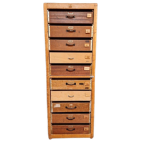 Vintage Ladekast Werkkast Schoenenkast Jaren 60 Schoolkast