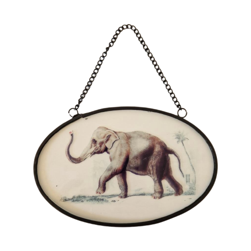 Glas In Lood Stijl Hanger Raamhanger Met Olifant