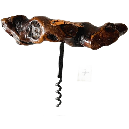 Vintage Franse Bernard Siret Kurkentrekker 7 Wortelhout Wijnstok 1930’s 1