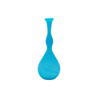 Vintage Golvend Blauw Murano Vaasje