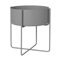 Blomus Kena Plantenbak Met Standaard Grijs Ø 39 Cm