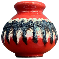 Schlossberg West Germany Fat Lava Vase 1960S