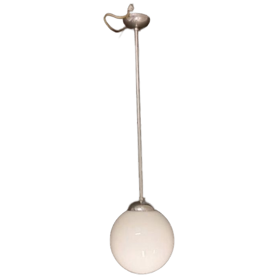 Vintage Art Deco Hanglamp Plafondlamp Bollamp 1