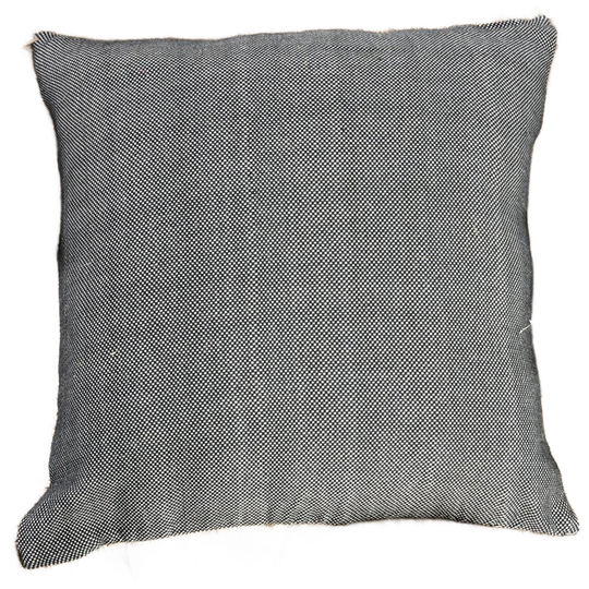 Bazar Bizar |de Cotton Bonita Kussenhoes - Zwart Naturel - 60x60 1
