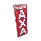 Emaille Bord Margarine Axa Uit De 30'R Jaren. thumbnail 1