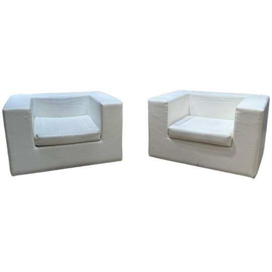 Set Of 2 Zanotta Armchairs By Willie Landers 1