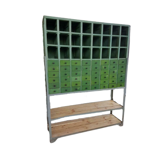 Stoere Xxl Vakkenkast / Ladekast Industrieel Vintage 1