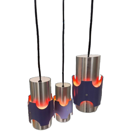 Hanglamp 3-delig ‘space-age’ 1