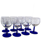 8X Wijnglas Donkerblauwe Steel Luminarc thumbnail 1