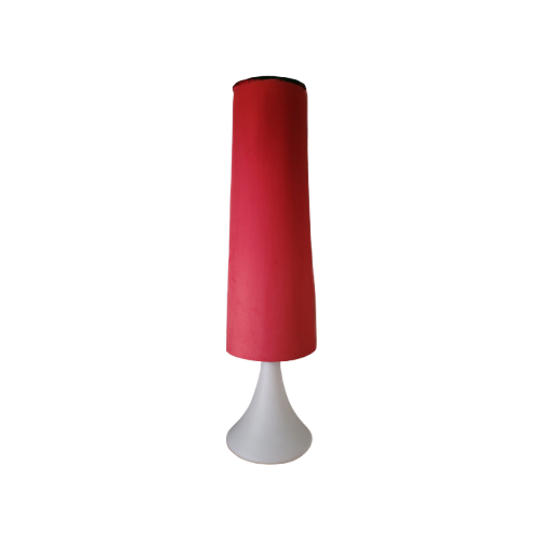 Vloerlamp Wit Glazen Poot 1