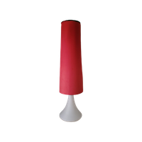 Vloerlamp Wit Glazen Poot