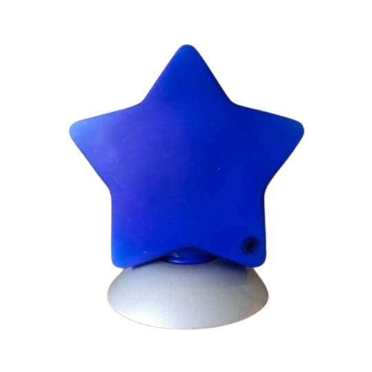 Vintage IKEA Blauwe Ster Lamp Tafellamp 1