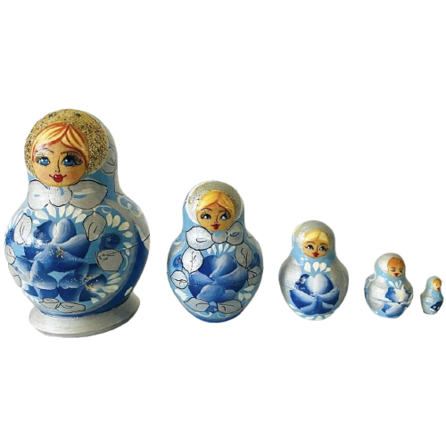 Vintage Matroesjka Set Russian Doll Set