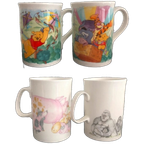 4x Engelse Bekers Fijn Bone China Engeland , Bone China Engeland / Disney thumbnail 1
