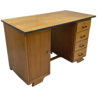 Vintage J`50/60 Bureau Desk Werkplek Ladeblok