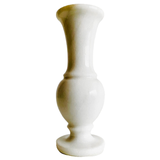 Vintage Vaas Wit Marmer 20 Cm 1
