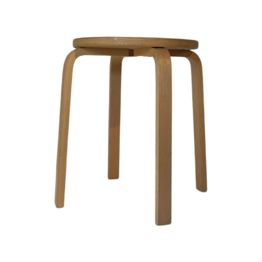 Vintage Ikea Houten Kruk Frosta 1