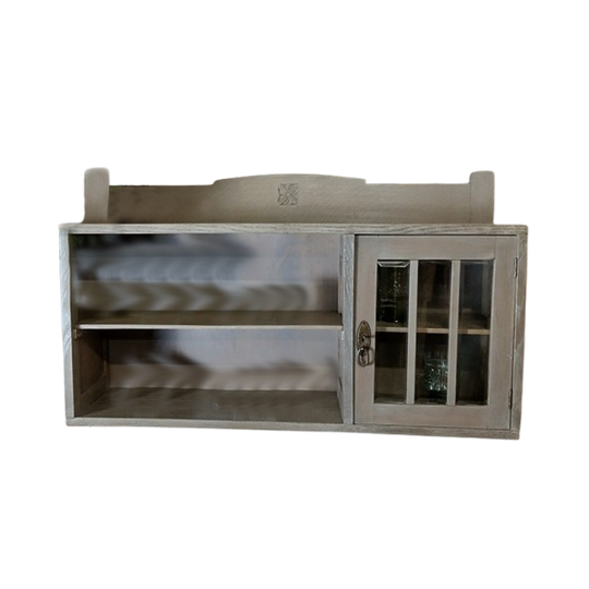 Vintage Hangkastje Bijbelkastje Facetgeslepen Glas - Stoere Stijl 1