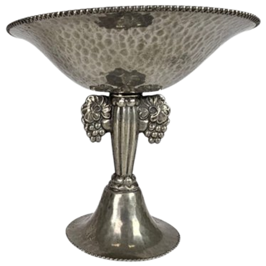 Georg Nilsson Voor Gero - Gehamerde Tinnen ´Tazza´ - 1930'S 1