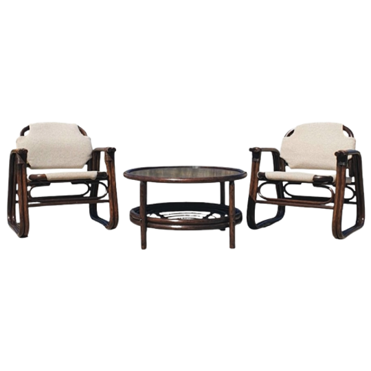 Vintage Manou Set Deens Tafeltje En 2 Stoelen 1