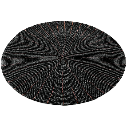 Bazar Bizar | De Beaded Placemat - Zwart 1