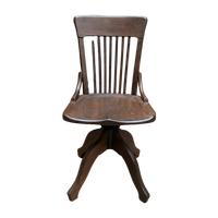 Antieke Fauteuil Met Draaimechanisme.