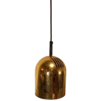 Vintage Design Gouden Hanglamp, Vrieland (?)