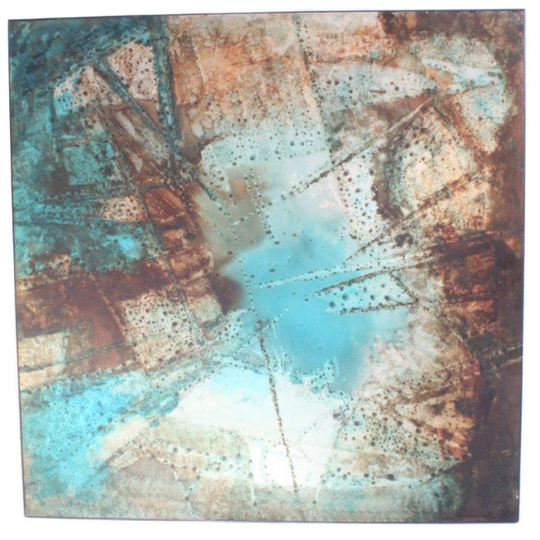 Vintage Metal Art Painting 1