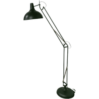 Vloerlamp Metaal Zwart Retro