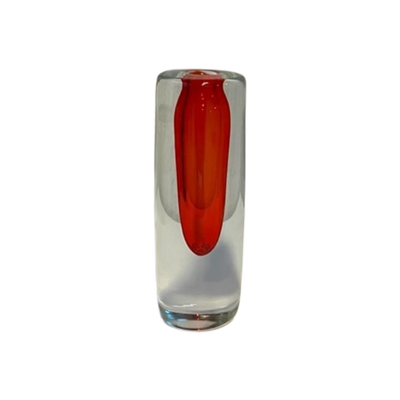 Vintage Vaas Xxl Glas Rood Design Retro Flower Vase Glass | Vaas | Reliving
