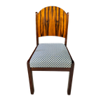 Mid-Century Art Deco Stijl Eetkamerstoelen- Set Van 4 thumbnail 1