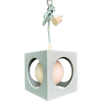 Dobbelsteenlamp Richard Essig Space Age thumbnail 1