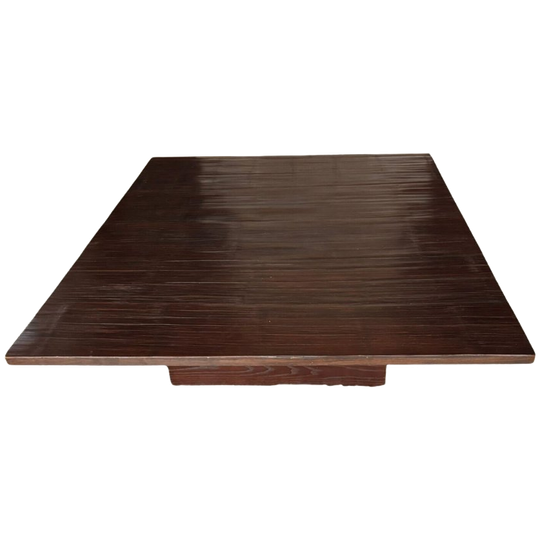 Axel Vervoordt Large Coffee Table - Wengé & Bamboe - Belgium - 1980s - 160cm 1